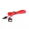 GEMBIRD SATA III datakabel met 90 graden haakse connector, 50 cm – metalen klemmen