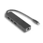 i-tec Advance USB-C slanke passieve HUB 3 poort + Gigabit Ethernet-adapter