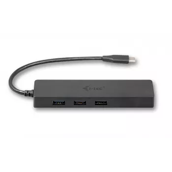 i-tec Advance USB-C slanke passieve HUB 3 poort + Gigabit Ethernet-adapter