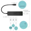 i-tec Advance USB-C slanke passieve HUB 3 poort + Gigabit Ethernet-adapter