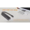 i-tec Advance USB-C slanke passieve HUB 3 poort + Gigabit Ethernet-adapter
