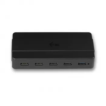 i-tec USB 3.0 Charging HUB 7 poorten voedingsadapter USB 3.2 Gen 1 Type-B
