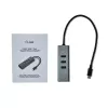 i-tec Metal USB-C HUB 3 poort + Gigabit Ethernet-adapter