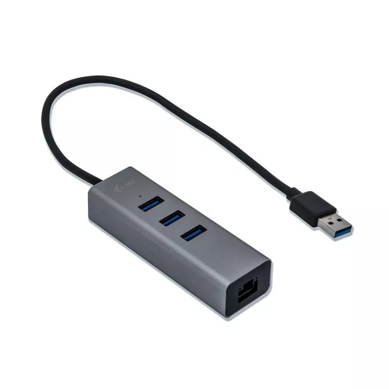 i-tec Metal USB 3.0 HUB 3 poort + Gigabit Ethernet-adapter