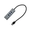 i-tec Metal USB 3.0 HUB 3 poort + Gigabit Ethernet-adapter