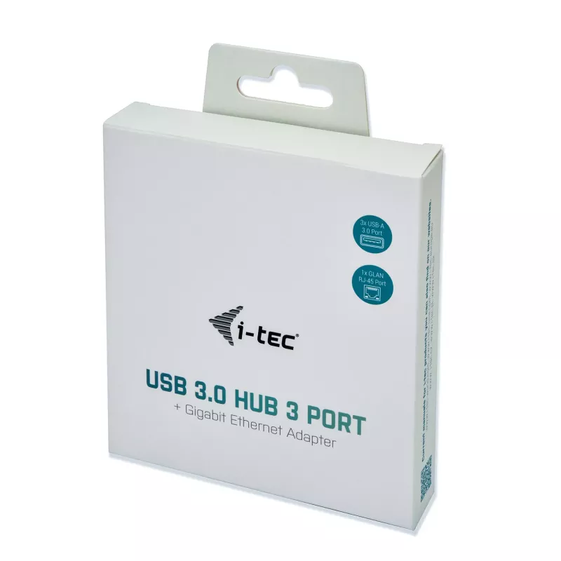 i-tec Metal USB 3.0 HUB 3 poort + Gigabit Ethernet-adapter