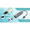 i-tec Metal USB 3.0 HUB 3 poort + Gigabit Ethernet-adapter