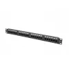 Lanberg PPU5-1024-B patchpaneel, 24 poorten, 1U, 19 inch, Cat5e UTP, metaal, zwart