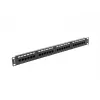 Lanberg PPU5-1024-B patchpaneel, 24 poorten, 1U, 19 inch, Cat5e UTP, metaal, zwart