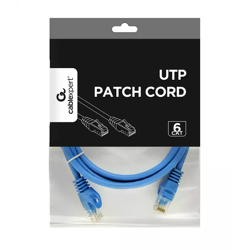 Netwerkkabel Gembird PP6U-2M RJ-45 Cat6 2m blauw