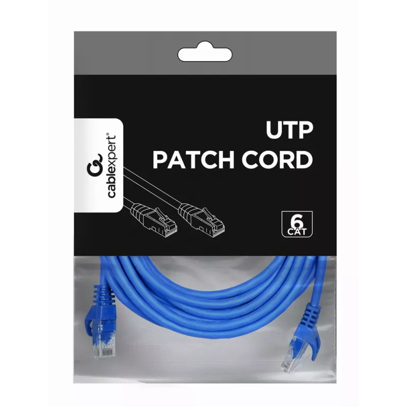 GEMBIRD patchkabel - CAT6 - UTP - 5 m - blauw