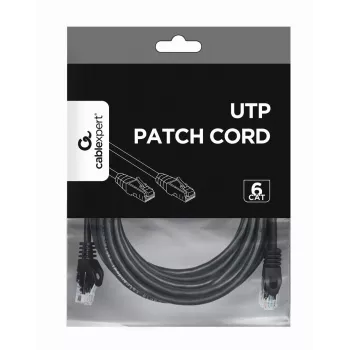 GEMBIRD patchkabel - CAT6 - UTP - 5 m - zwart