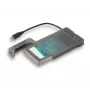 i-tec MySafe USB-C 3.1 Gen. 2 easy, HDD/SSD-behuizing, 2,5 inch, Serial ATA, Serial ATA II, Serial ATA III, 10 Gbit/s, USB-connectiviteit, zwart
