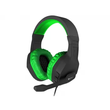 GENESIS Argon 200 headset bedrade gaming-headset zwart, groen