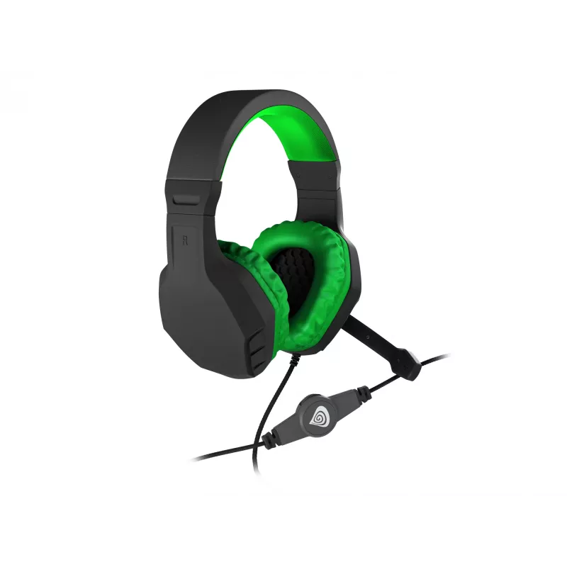 GENESIS Argon 200 headset bedrade gaming-headset zwart, groen