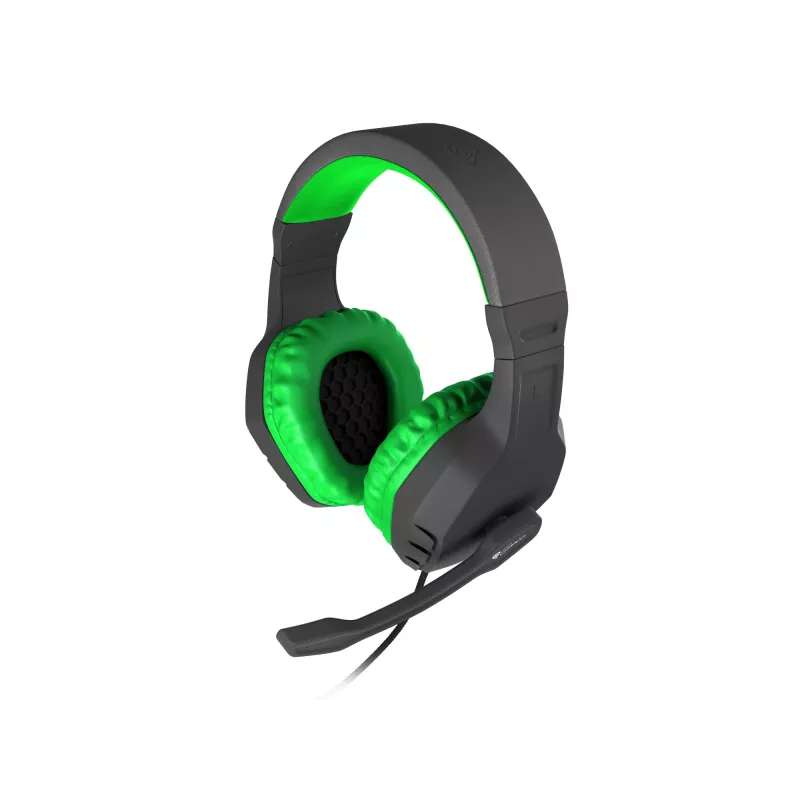 GENESIS Argon 200 headset bedrade gaming-headset zwart, groen