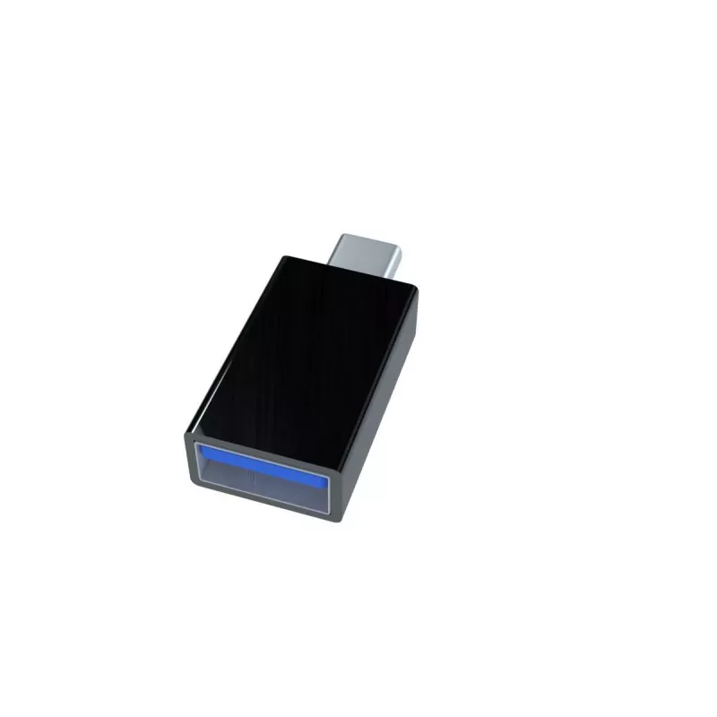 USB-grafische adapter Gembird A-USB3-CMAF-01 — USB Type-C naar USB (USB 2.0 / 3.2 Gen 1), compact zwart