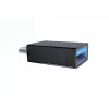 USB-grafische adapter Gembird A-USB3-CMAF-01 — USB Type-C naar USB (USB 2.0 / 3.2 Gen 1), compact zwart