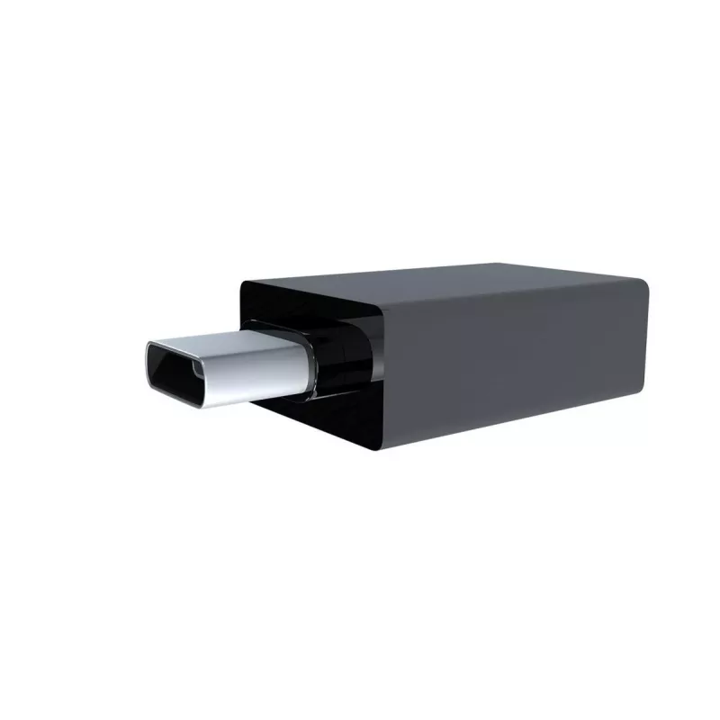 USB-grafische adapter Gembird A-USB3-CMAF-01 — USB Type-C naar USB (USB 2.0 / 3.2 Gen 1), compact zwart