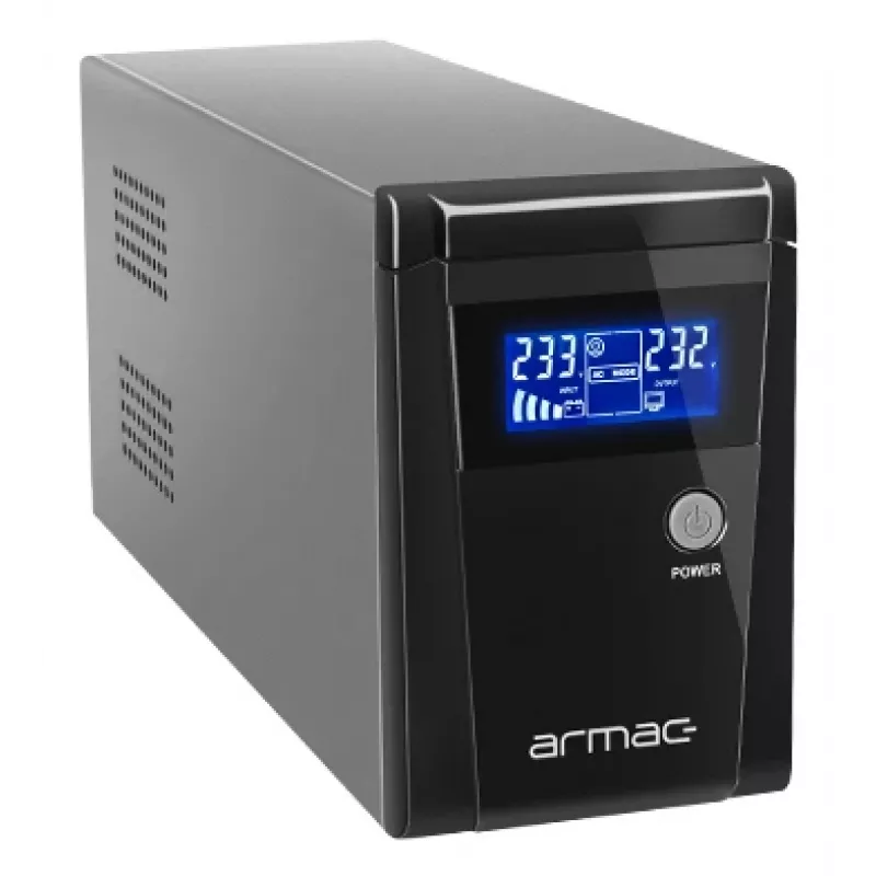 ARMAC UPS - Office 650f Line Interactive - 650VA - 2x 230V Schuko stopcontact
