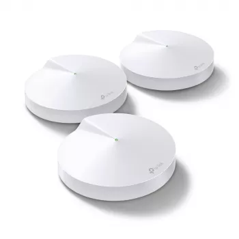 TP-Link AC1300 Deco Whole Home Mesh Wi-Fi systeem, 3-pack, wit, intern, mesh-systeem, dualband (2,4 GHz / 5 GHz), Wi-Fi 5 (802.11ac), 1300 Mbit/s