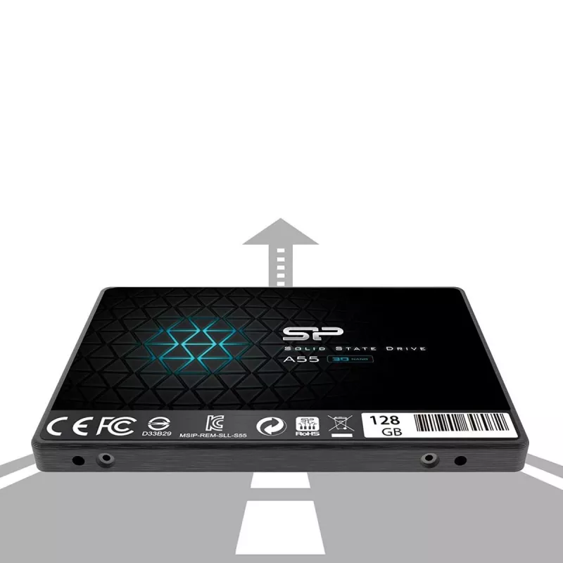 SILICON POWER SSD - A55 - 128GB - 2,5 inch - SATA III Slc