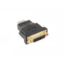 LANBERG gender-changer-kabel HDMI (stekker) naar DVI-D (bus, 24+5) zwart, 1920x1080@60Hz, ABS-behuizing