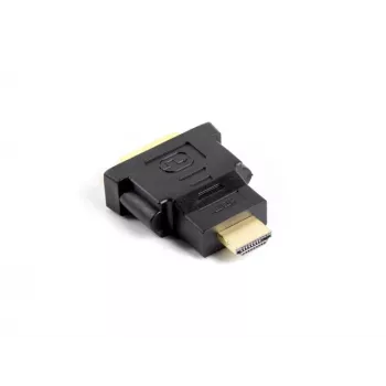 LANBERG gender-changer-kabel HDMI (stekker) naar DVI-D (bus, 24+5) zwart, 1920x1080@60Hz, ABS-behuizing