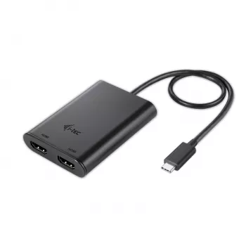 i-tec USB-C 3.1 Dual 4K HDMI videoadapter, 3.2 Gen 1 (3.1 Gen 1), USB Type-C, HDMI-uitgang, 3840 x 2160 pixel