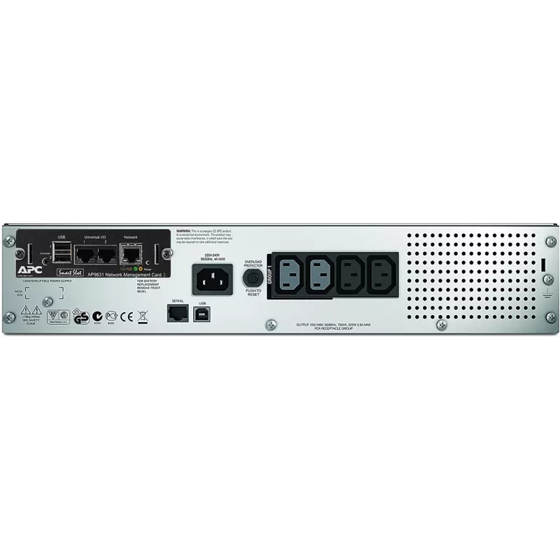APC Smart-UPS SMT750RMI2UNC - 4x C13, USB, rack-montage, NMC, 750VA