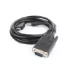 GEMBIRD HDMI-naar-VGA- en audio-adapterkabel, enkele aansluiting, 3 m, zwart