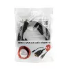 GEMBIRD HDMI-naar-VGA- en audio-adapterkabel, enkele aansluiting, 3 m, zwart