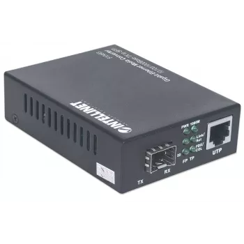 Intellinet Gigabit Ethernet naar SFP mediaconverter, 10/100/1000Base-Tx naar SFP-slot, leeg