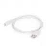 Lightning-kabel Gembird CC-USB2-AMLM-2M-W — 2 m, Lightning naar USB A, USB 2.0, wit