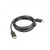 LANBERG DisplayPort-kabel 3m zwart