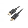 LANBERG DisplayPort-kabel 3m zwart