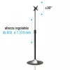 Techly ICA-TR10 beeldschermstandaard 68,6 cm (27 inch) zilver