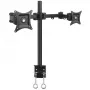 Techly 13-27 inch deskstandaard voor 2 monitors met klem” ICA-LCD 482-D