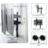 Techly 13-27 inch deskstandaard voor 2 monitors met klem” ICA-LCD 482-D