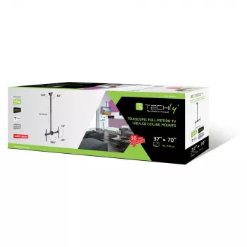 Techly 37-70 telescopische plafondsteun lang LED TV LCD” ICA-CPLB 946L