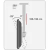 Techly 37-70 telescopische plafondsteun lang LED TV LCD” ICA-CPLB 946L