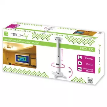 Techly projector plafondverlenging 500-770 mm wit ICA-PM 104MW