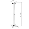 Techly projector plafondverlenging 500-770 mm wit ICA-PM 104MW