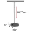 Techly projector plafondverlenging 500-770 mm wit ICA-PM 104MW