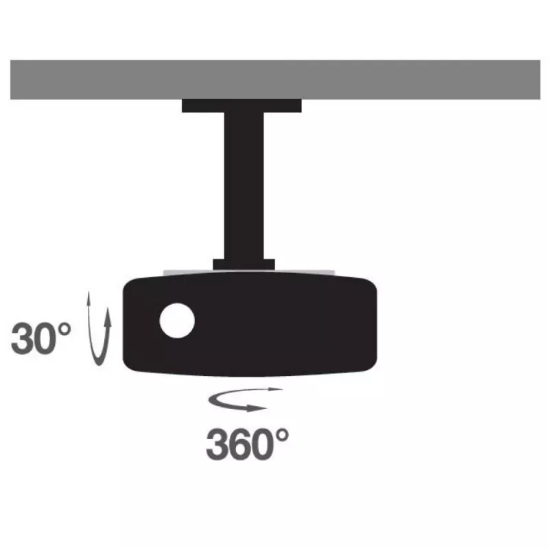Techly universele projector plafondhouder wit ICA-PM 200WH