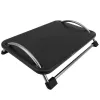 Techly ICA-FR 13 ergonomische verstelbare voetensteun, hoekverstelling, antislip, 43 x 28 cm, zwart