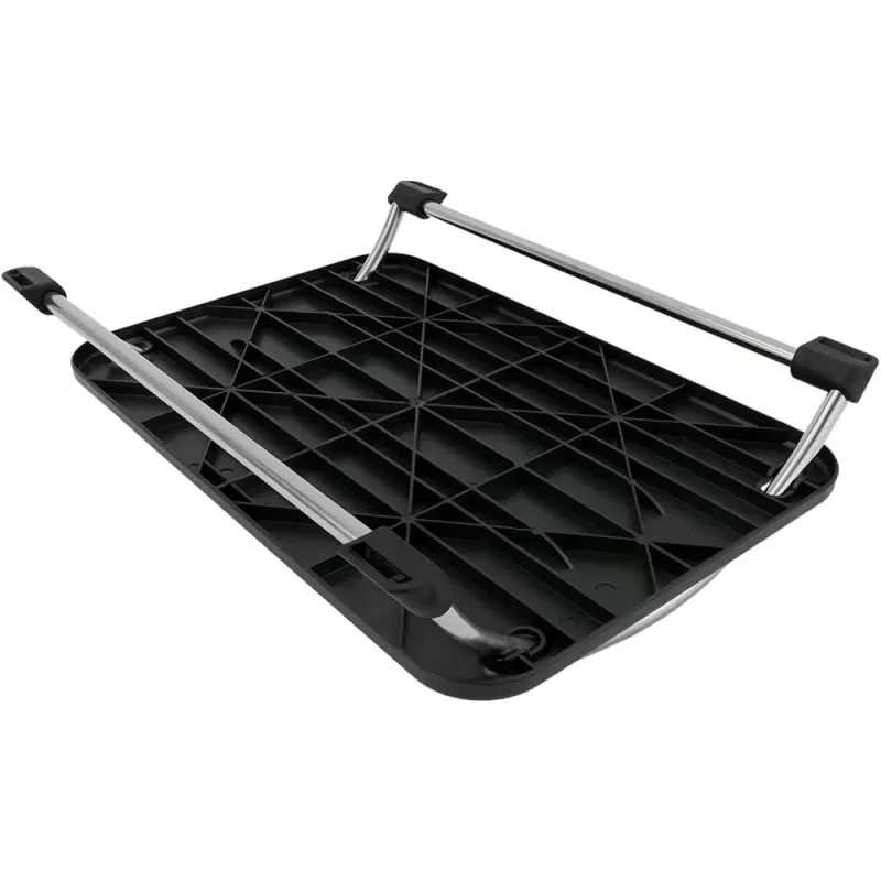 Techly ICA-FR 13 ergonomische verstelbare voetensteun, hoekverstelling, antislip, 43 x 28 cm, zwart