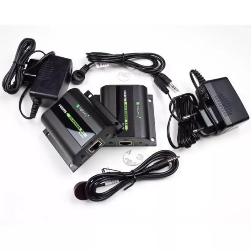 Techly extender HDMI Full HD via kabel Cat.5E / 6 / 6A / 7 max. 60 m autoregulated IDATA EXT-E70I