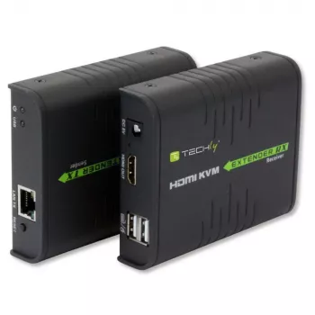 Techly IDATA HDMI-KVM2 KVM-extender zender & ontvanger