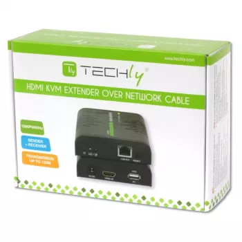 Techly IDATA HDMI-KVM2 KVM-extender zender & ontvanger